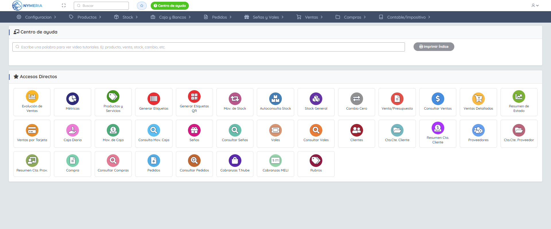 Nymeria Sistema de Gestión